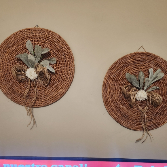 BOHO Set of 3 Plates Wall Decor - Picture 2 of 3